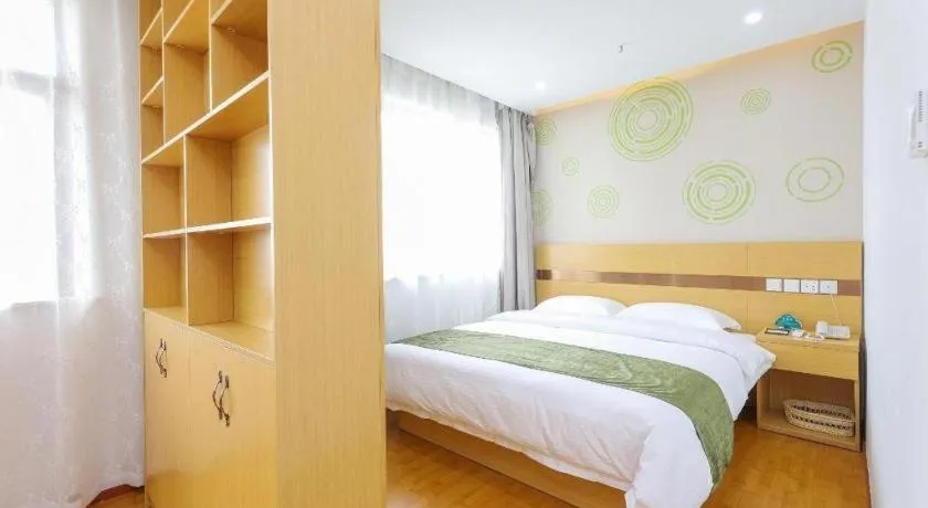 Bed in GreenTree Inn Jiaxin Puyuan Kaixuan Road