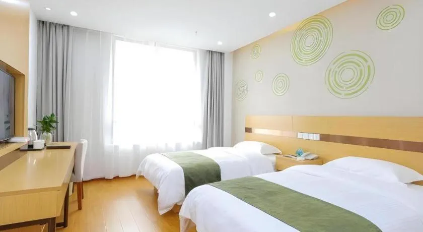 Bed in GreenTree Inn Jiaxin Puyuan Kaixuan Road