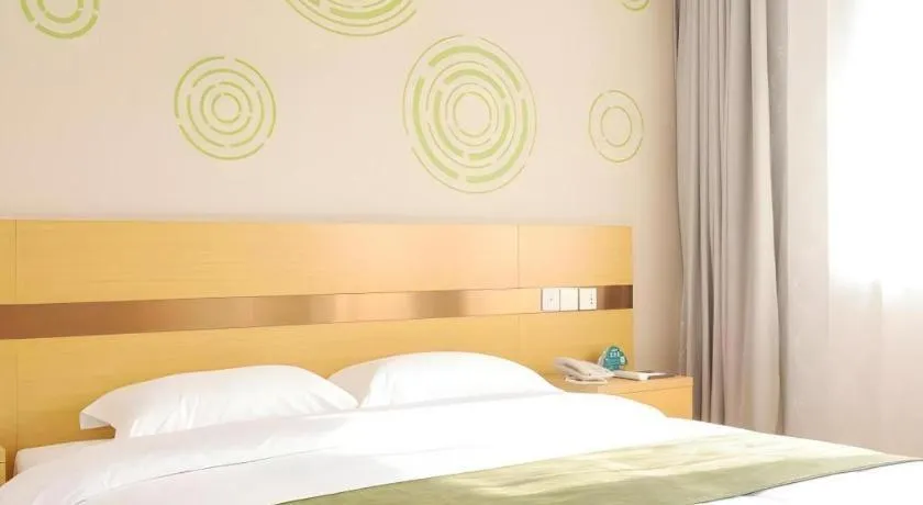Bed in GreenTree Inn Jiaxin Puyuan Kaixuan Road