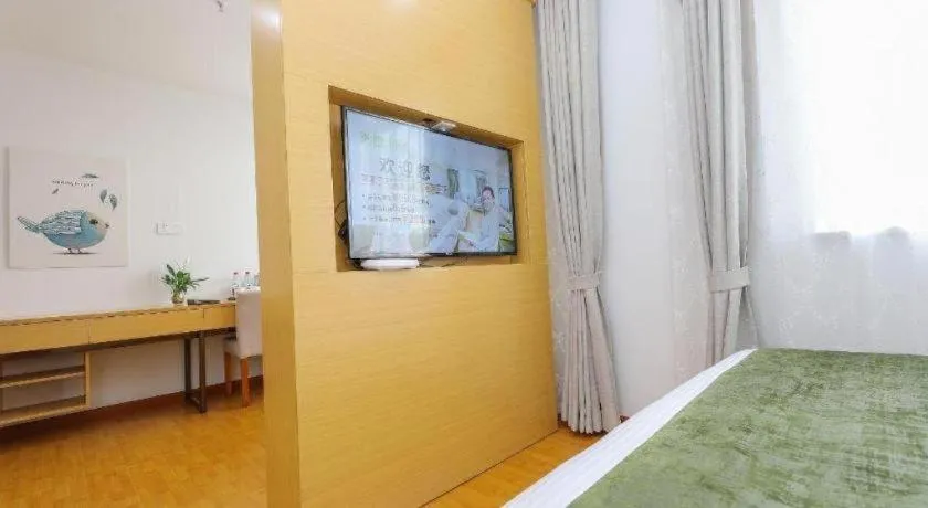 Bed in GreenTree Inn Jiaxin Puyuan Kaixuan Road