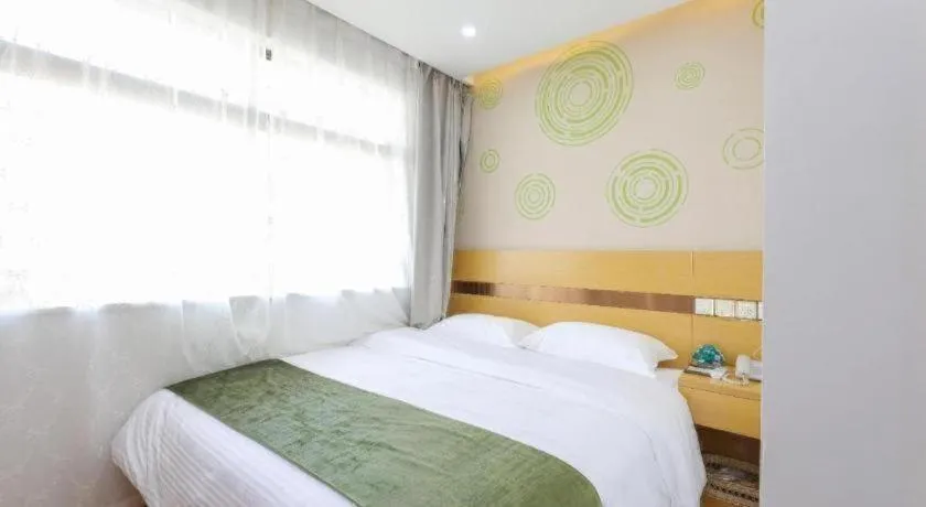 Bed in GreenTree Inn Jiaxin Puyuan Kaixuan Road