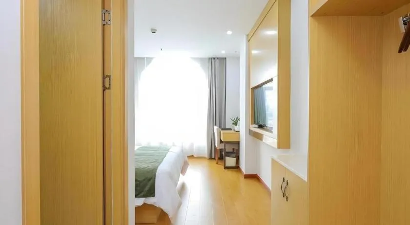 Bed in GreenTree Inn Jiaxin Puyuan Kaixuan Road