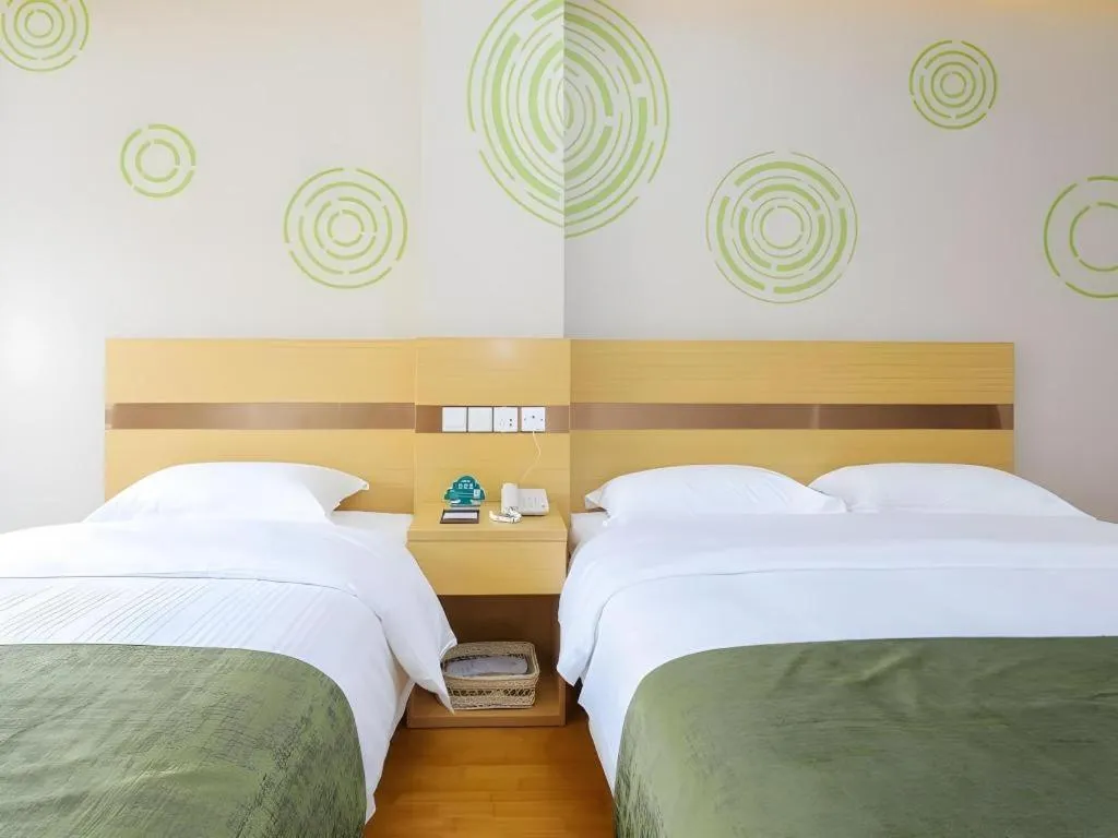 Bed in GreenTree Inn Jiaxin Puyuan Kaixuan Road