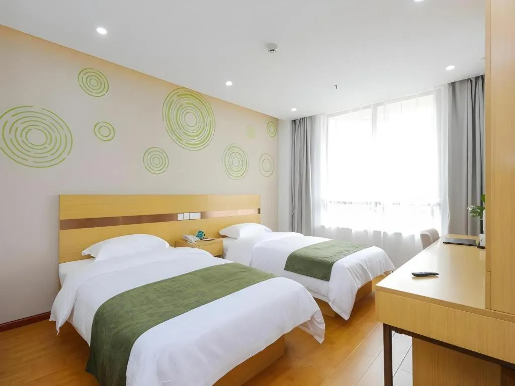 Bed in GreenTree Inn Jiaxin Puyuan Kaixuan Road