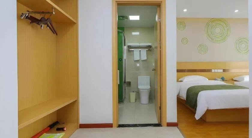 Bed in GreenTree Inn Jiaxin Puyuan Kaixuan Road
