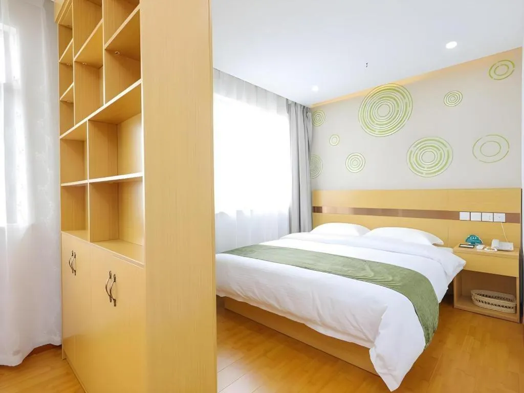 Bed in GreenTree Inn Jiaxin Puyuan Kaixuan Road