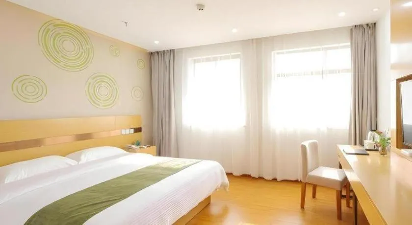 Bed in GreenTree Inn Jiaxin Puyuan Kaixuan Road