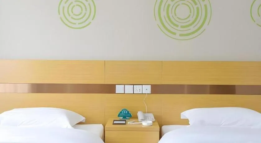 Bed in GreenTree Inn Jiaxin Puyuan Kaixuan Road