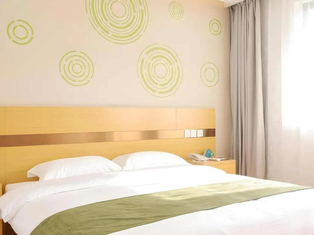 Bed in GreenTree Inn Jiaxin Puyuan Kaixuan Road
