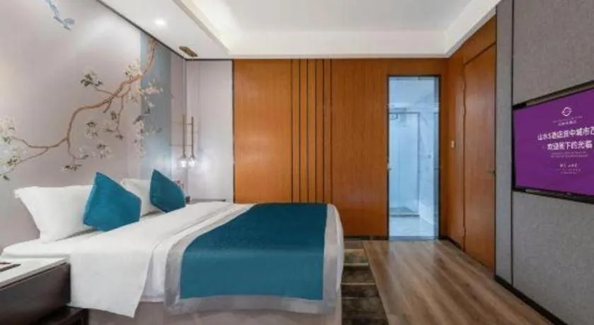 Bed in Shanshui S Hotel Zizhong City Mdl