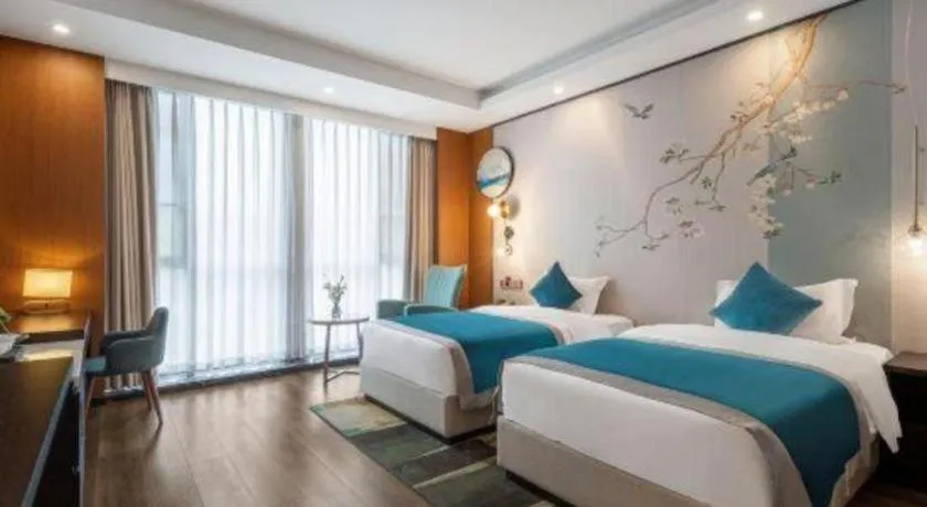 Bed in Shanshui S Hotel Zizhong City Mdl
