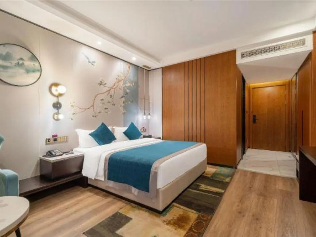 Bed in Shanshui S Hotel Zizhong City Mdl