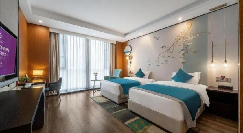 Bed in Shanshui S Hotel Zizhong City Mdl