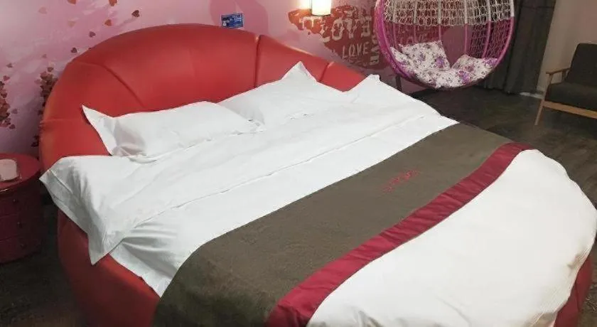 Bed in Thank Inn Hotel Hebei Hengshui Development Zone Baoyun Street Hengbai
