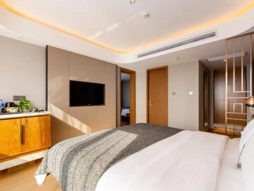 Bed in Yitel Collection Shenyang Hunnan Olympic Sports Center Caixia Street Metro Station