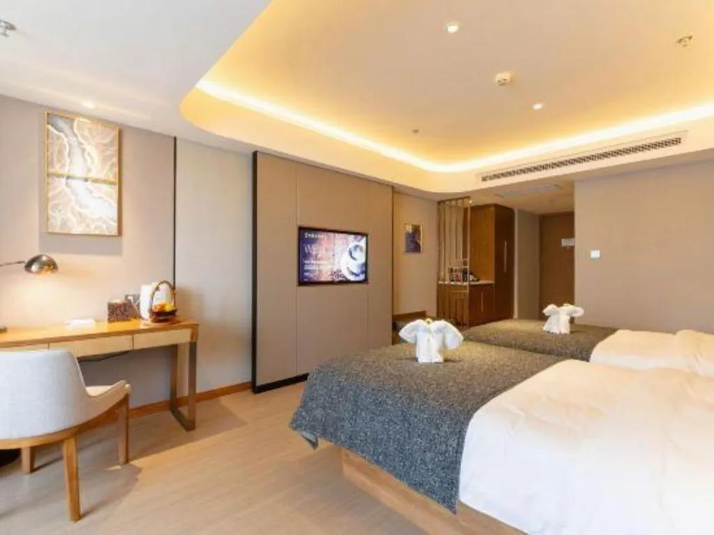 Bed in Yitel Collection Shenyang Hunnan Olympic Sports Center Caixia Street Metro Station