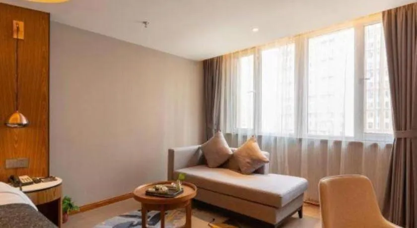 Bed in Yitel Collection Shenyang Hunnan Olympic Sports Center Caixia Street Metro Station