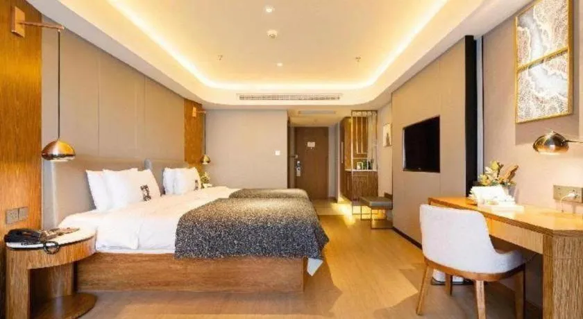 Bed in Yitel Collection Shenyang Hunnan Olympic Sports Center Caixia Street Metro Station