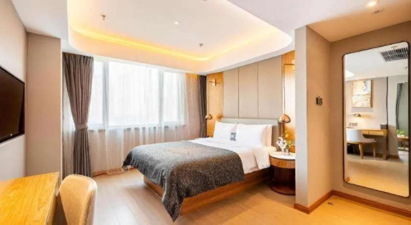 Bed in Yitel Collection Shenyang Hunnan Olympic Sports Center Caixia Street Metro Station