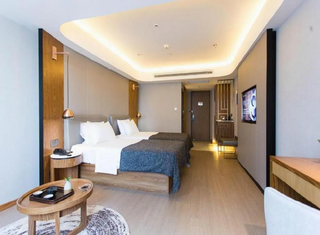 Bed in Yitel Collection Shenyang Hunnan Olympic Sports Center Caixia Street Metro Station