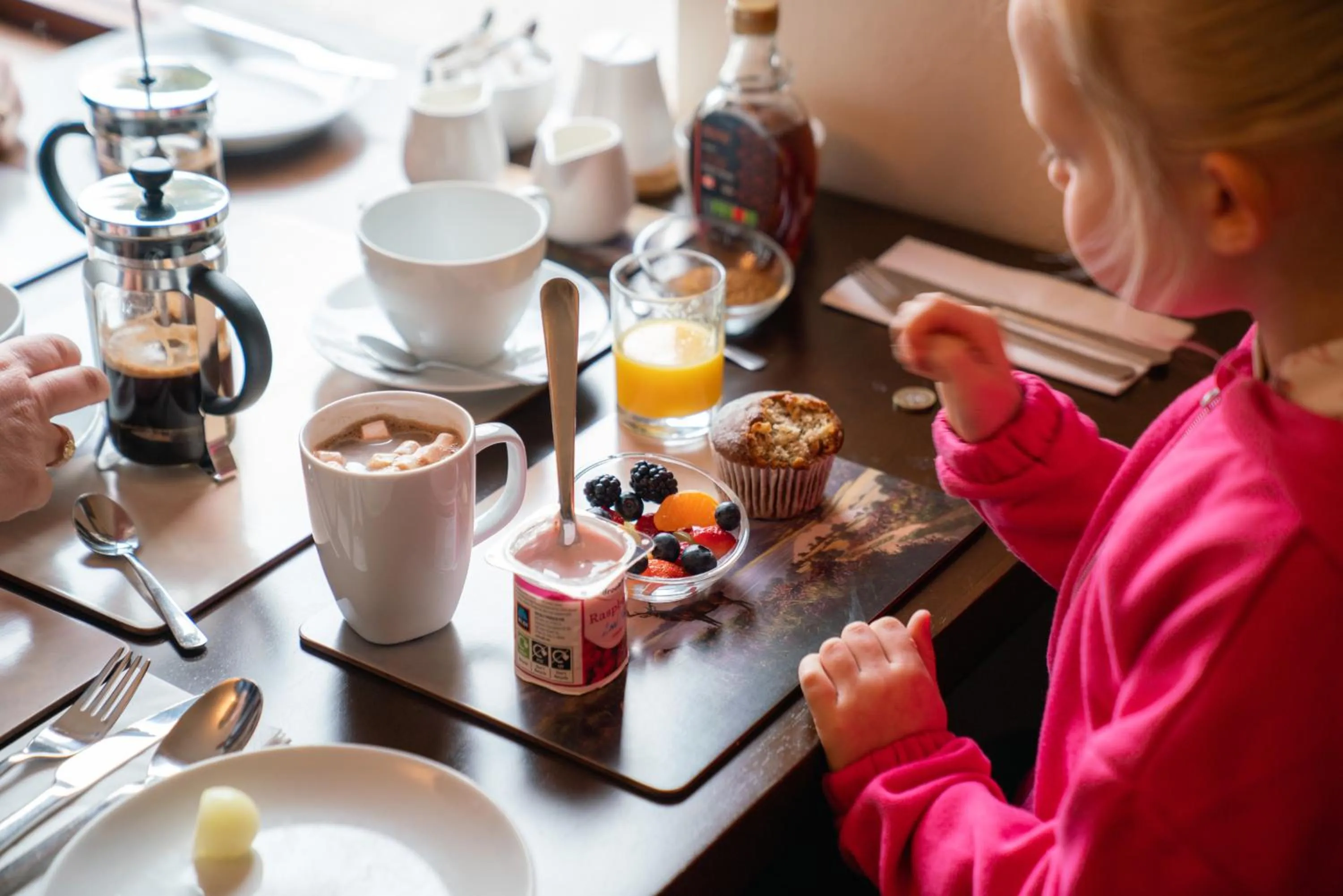 Breakfast in Eriskay B&B and Aviemore Glamping