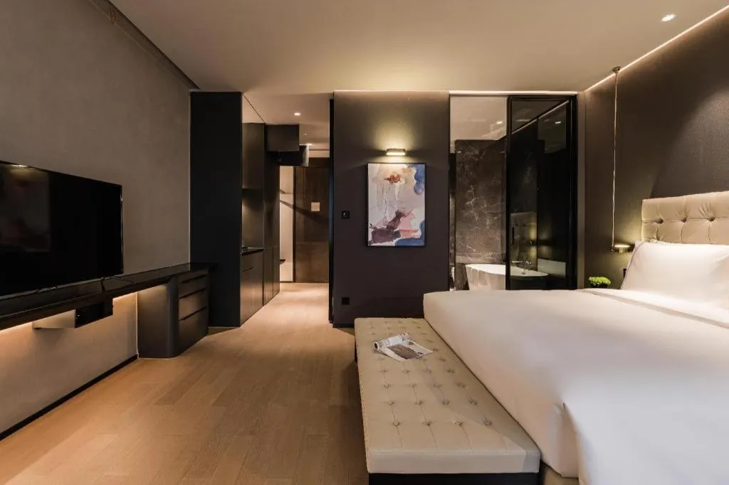 Bed in Twinkle hotel Hangzhou