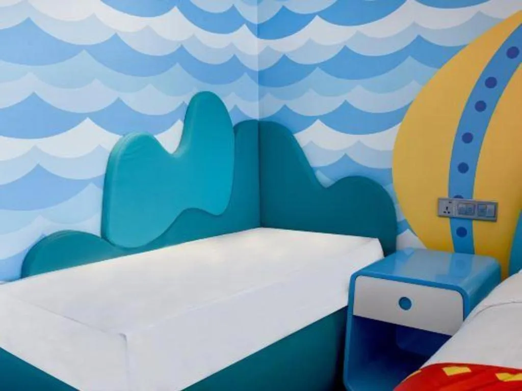 Bed in Dolphin Bay Hotel