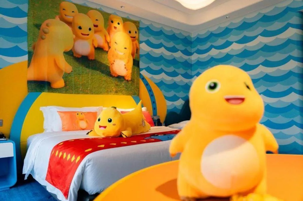 Bed in Dolphin Bay Hotel