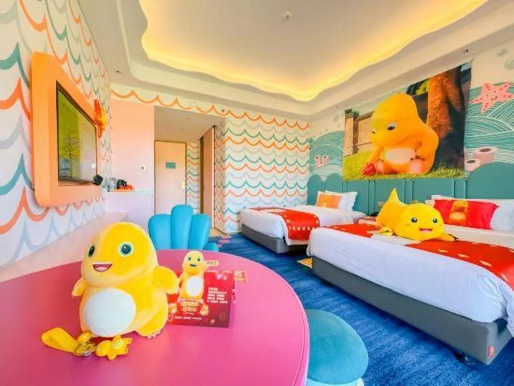 Bed in Dolphin Bay Hotel