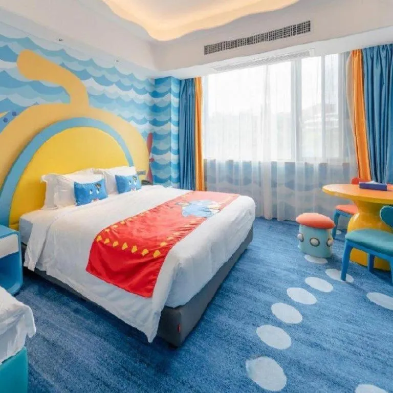 Bed in Dolphin Bay Hotel