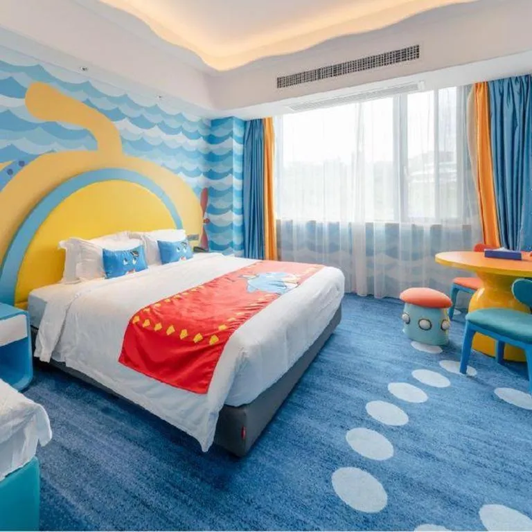 Bed in Dolphin Bay Hotel