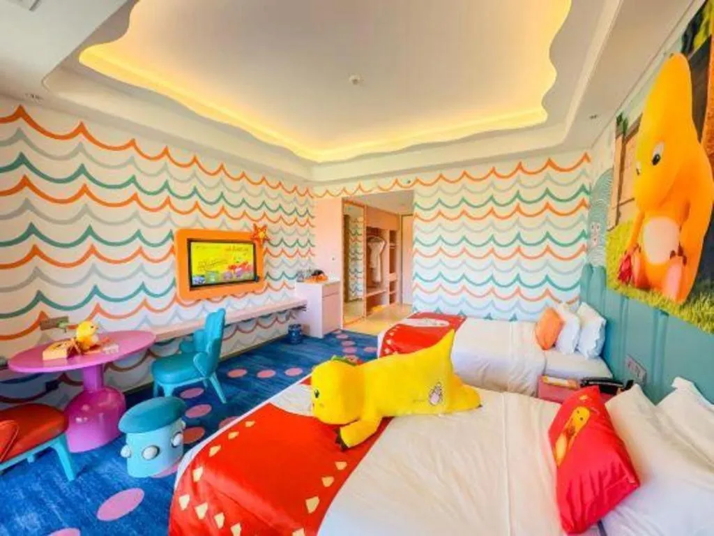 Bed in Dolphin Bay Hotel