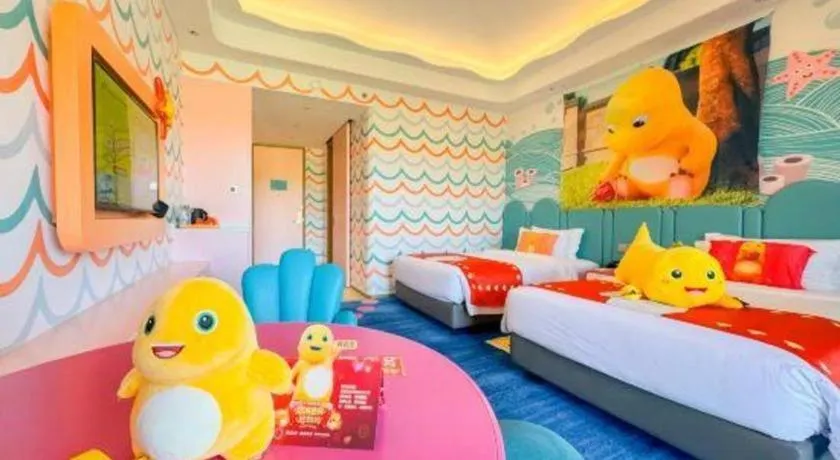 Bed in Dolphin Bay Hotel