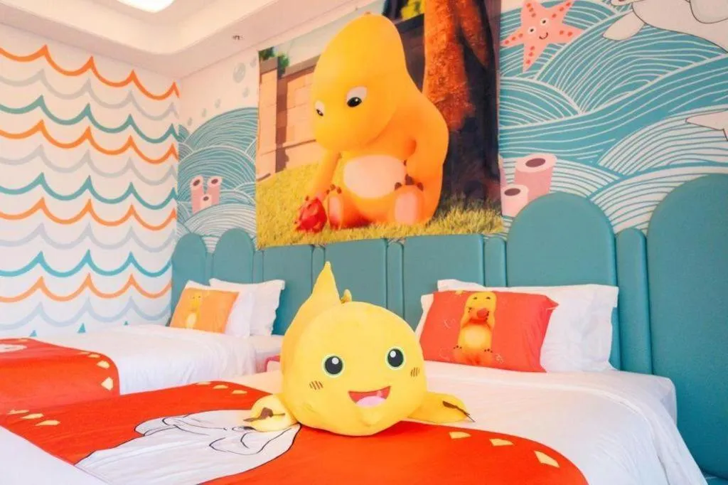 Bed in Dolphin Bay Hotel