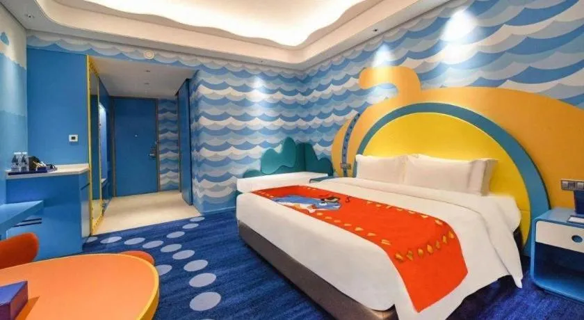 Bed in Dolphin Bay Hotel