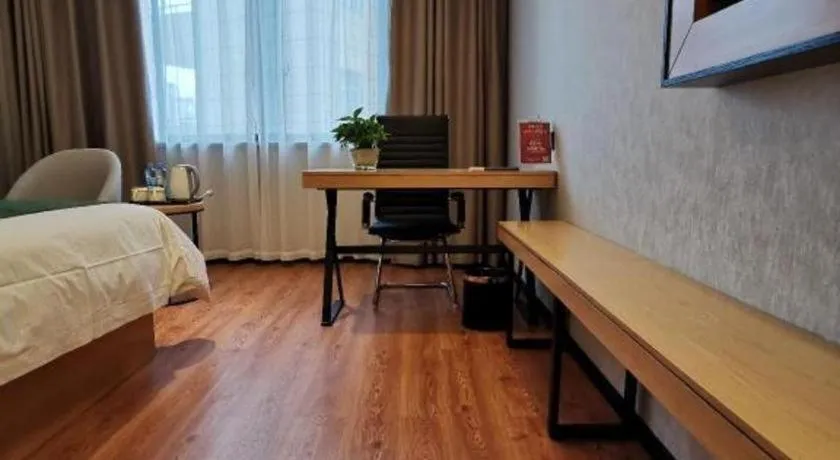 Bed in GreenTree Inn Ganzhou Gan County Bus Station