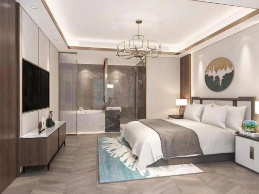 Bed in Xinyuan Hot Spring Hotel