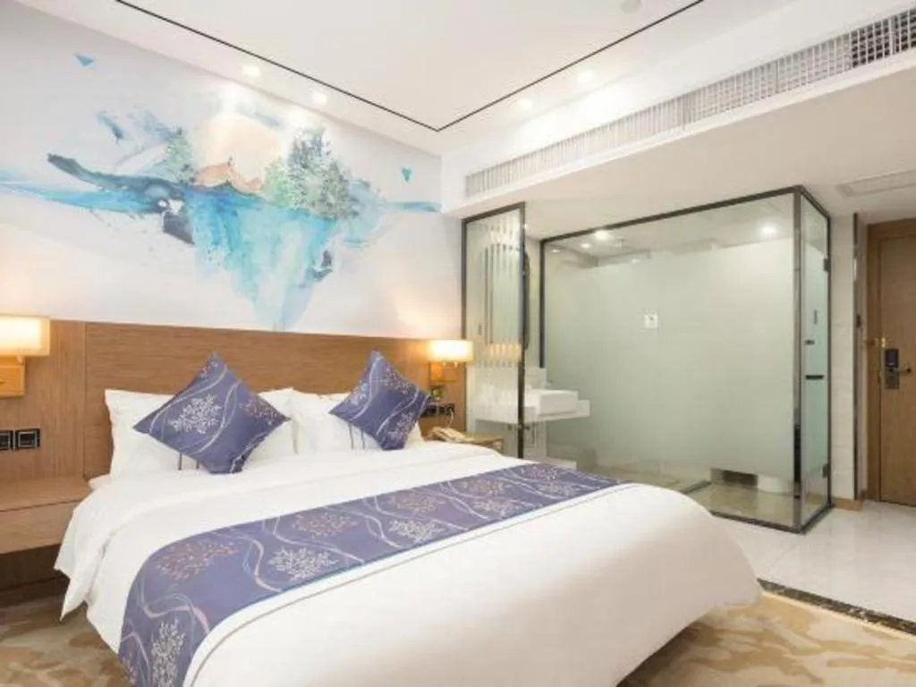 Bed in Xinyuan Hot Spring Hotel