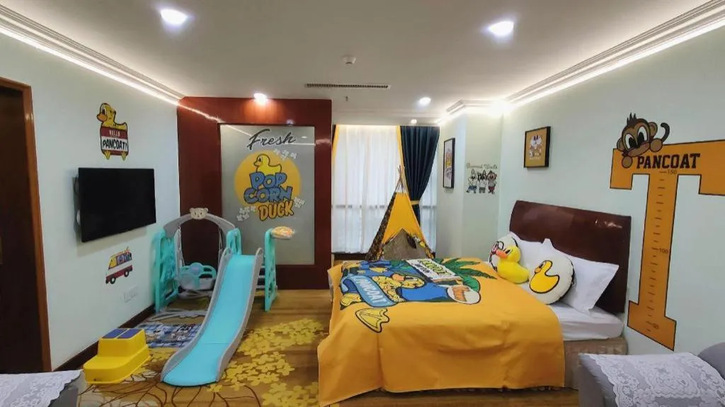 Bed in Xinyuan Hot Spring Hotel