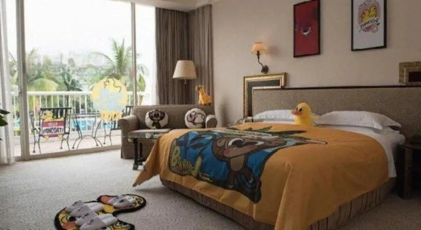 Bed in Dongguan MCB Lake Hotel