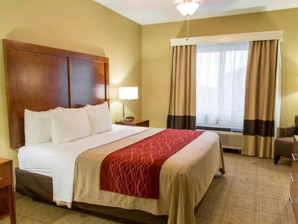 Bed in Comfort Inn DFW Airport North