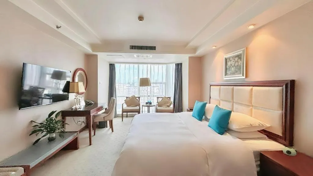 Bed in Nanchang Galactic Peace International Hotel