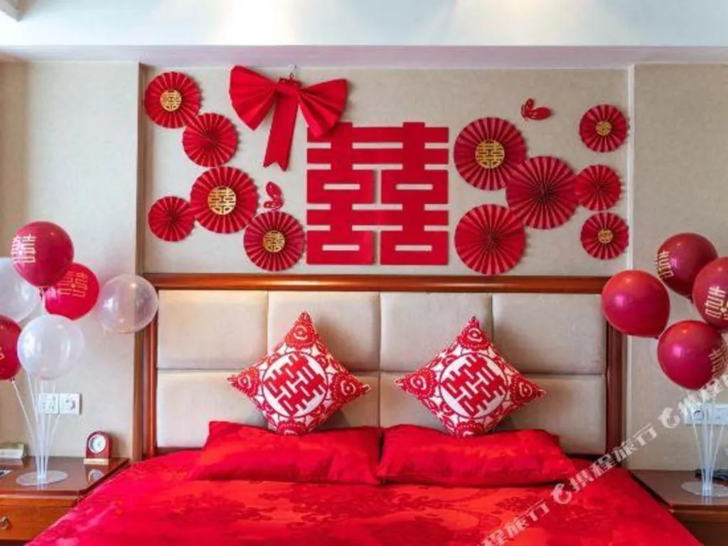 Bed in Nanchang Galactic Peace International Hotel