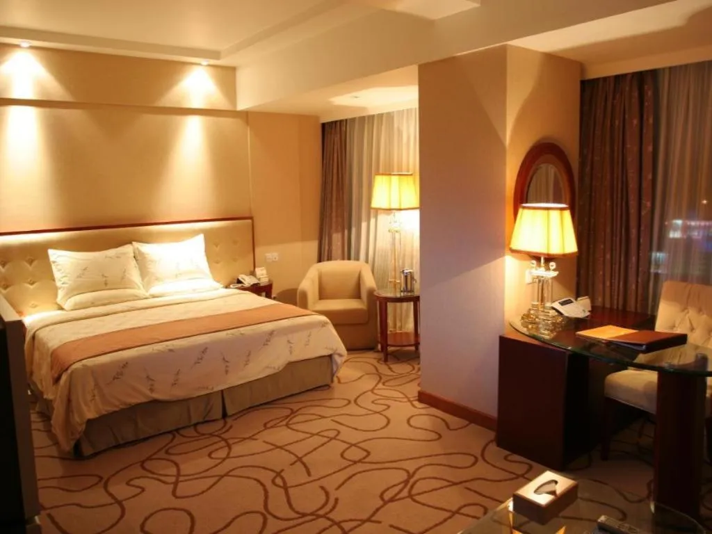 Bed in Nanchang Galactic Peace International Hotel