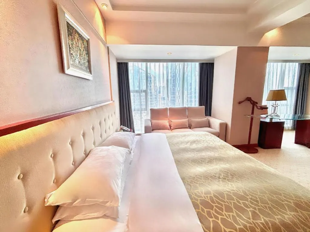 Bed in Nanchang Galactic Peace International Hotel