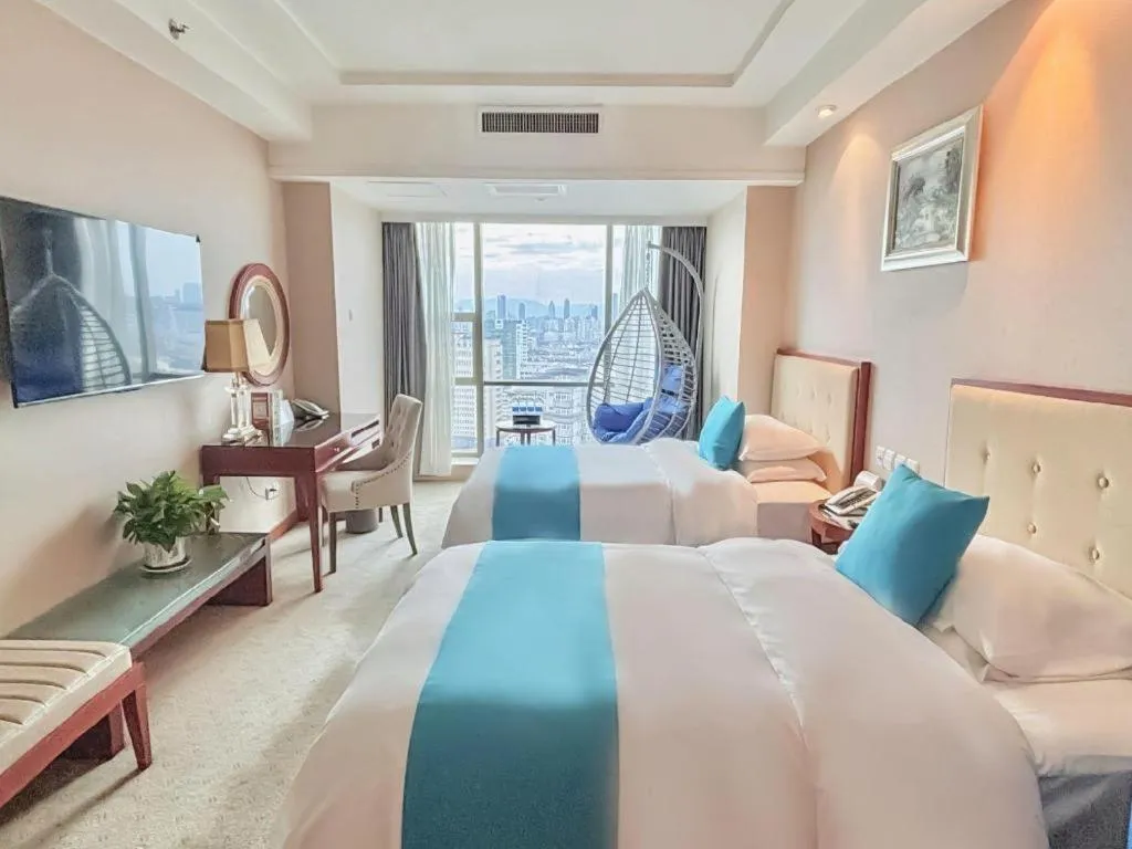 Bed in Nanchang Galactic Peace International Hotel