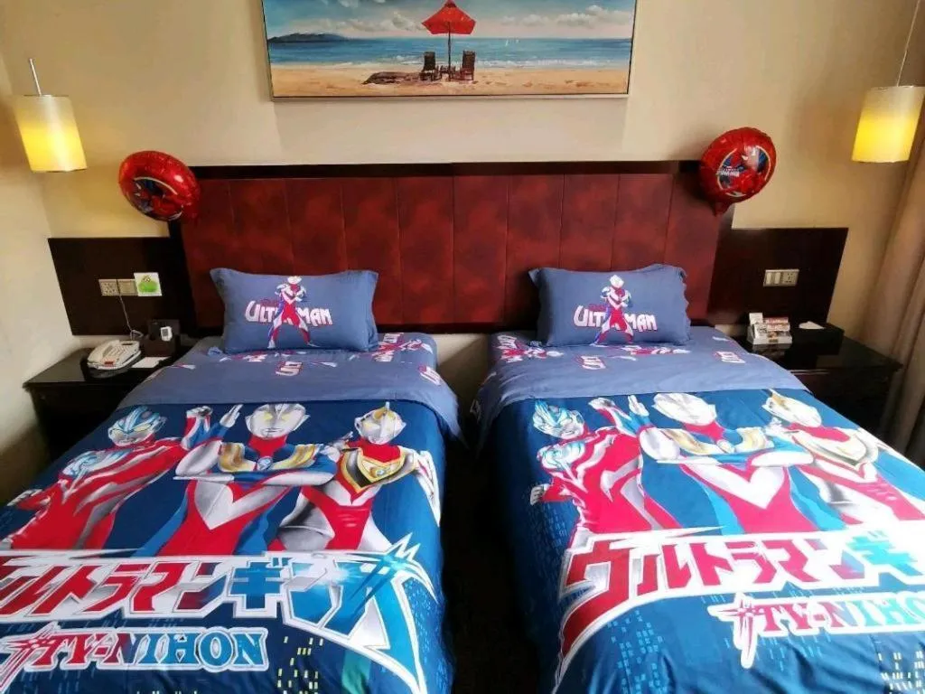 Bed in Sun Island Holiday Hotel