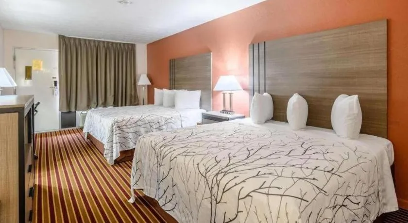 Bed in Americas Best Value Inn Heflin