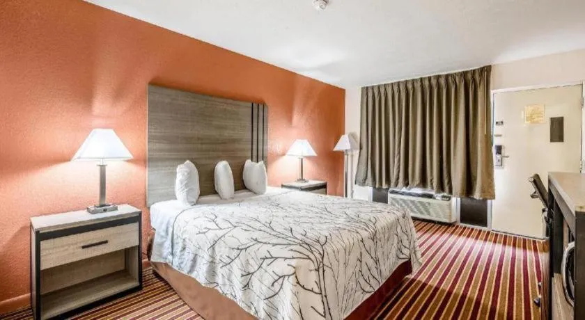 Bed in Americas Best Value Inn Heflin