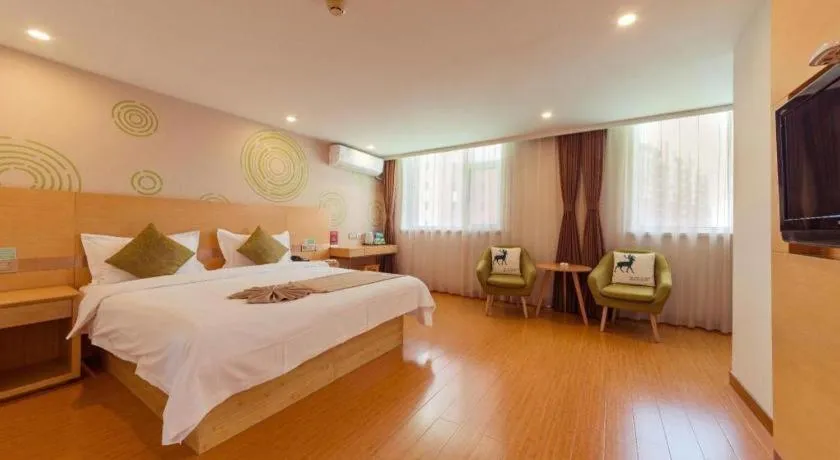 Bed in GreenTree Inn Tangshan Yuhua Road